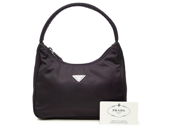Bolso de hombro Prada Mini Tessuto Sport Morado Púrpura - vista 7