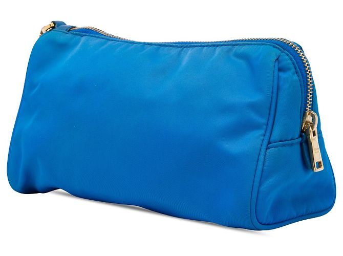 Trousse à cosmétiques Prada en Tessuto bleu - vue 2