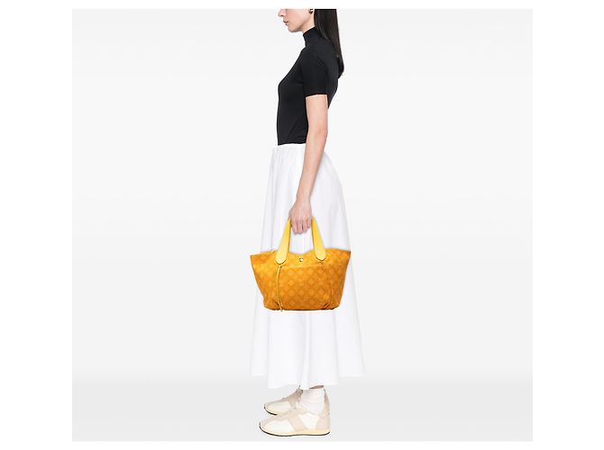 Louis Vuitton Yellow Monogram Cabas Ipanema PM Jaune - vue 6