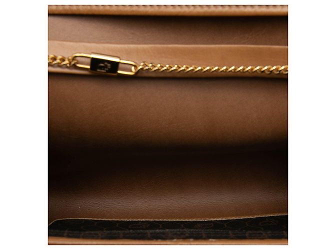 Autre Marque Borsa a tracolla Dior Black Honeycomb Coated Canvas Chain Flap Nero - vista 4