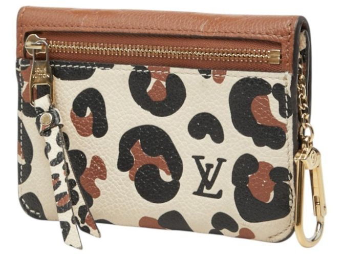 Louis Vuitton Monogram Empreinte Leopard Münzbeutel Braun Leopardenprint Monogramm - Ansicht 2