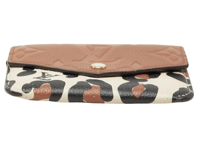 Louis Vuitton Monogram Empreinte Leopard Münzbeutel Braun Leopardenprint Monogramm - Ansicht 3