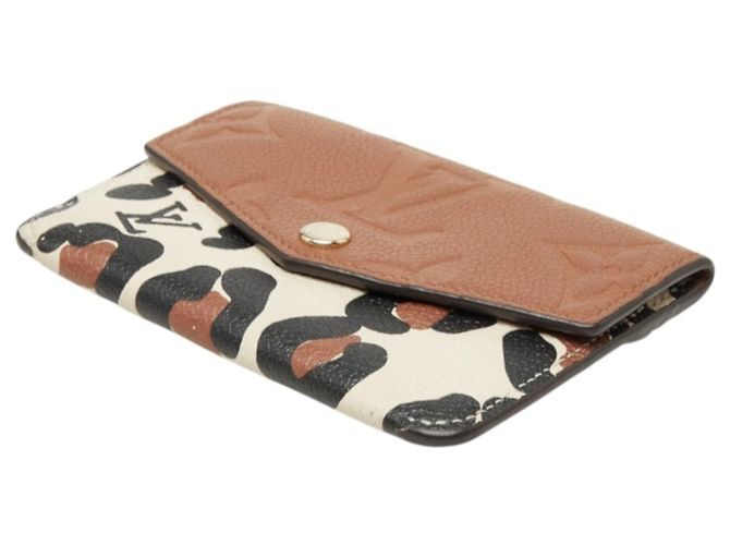 Louis Vuitton Monogram Empreinte Leopard Münzbeutel Braun Leopardenprint Monogramm - Ansicht 4