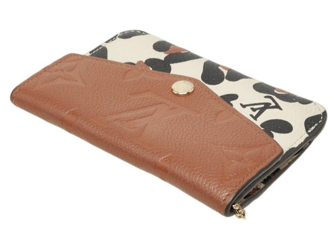 Louis Vuitton Monogram Empreinte Leopard Münzbeutel Braun Leopardenprint Monogramm - Ansicht 5