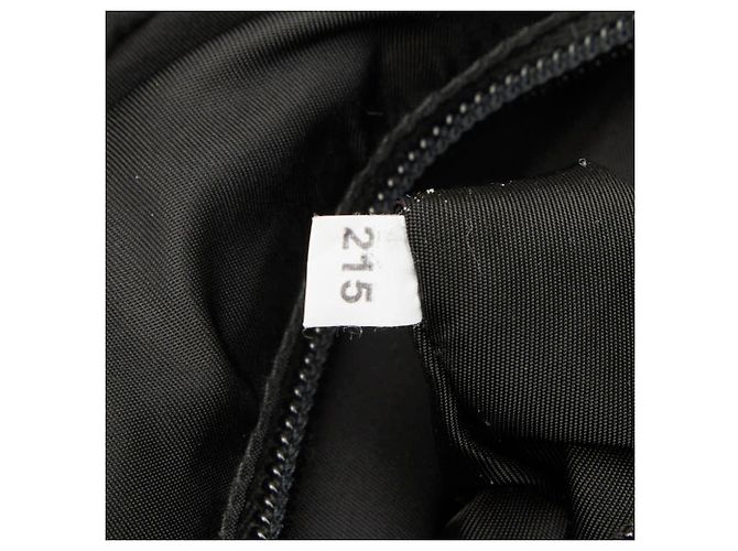 Mini zaino trapuntato Prada con placca logo Triangle Nero - vista 12
