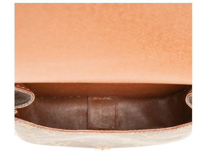 Louis Vuitton Monogram Mini Cartouchiere Crossbody Shoulder Bag Braun - Ansicht 4