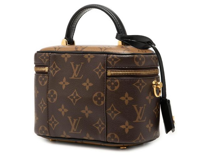 Bolsa Louis Vuitton Monogram Reverse Vanity NV PM Marrom - vista 2