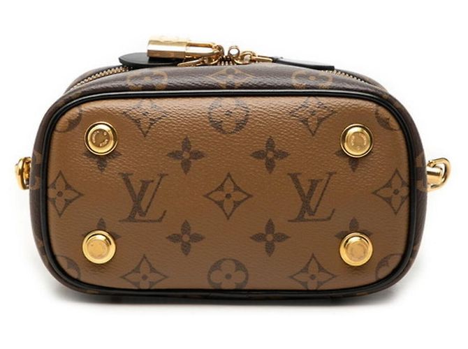 Bolsa Louis Vuitton Monogram Reverse Vanity NV PM Marrom - vista 3