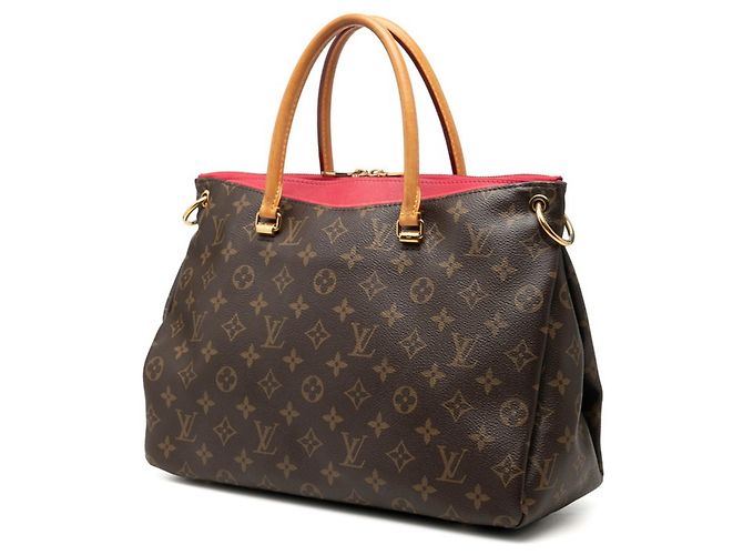 Louis Vuitton Monogram Pallas MM Schultertasche Braun Pink - Ansicht 2