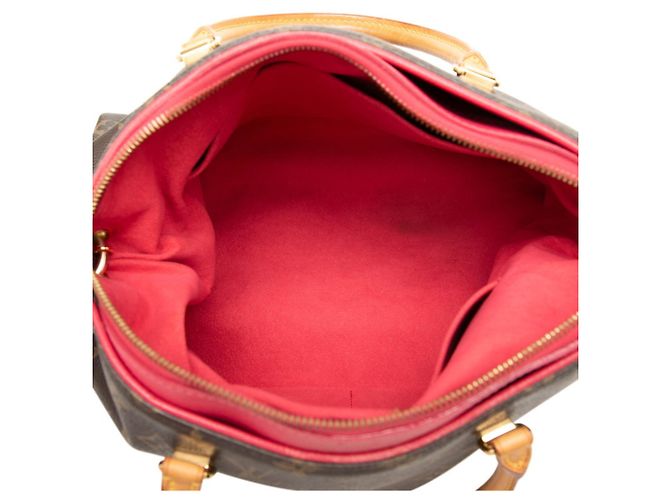 Louis Vuitton Monogram Pallas MM Schultertasche Braun Pink - Ansicht 4