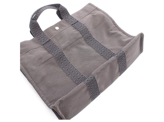 Hermès Saco Tote Hermes Herline MM Marrom - vista 6