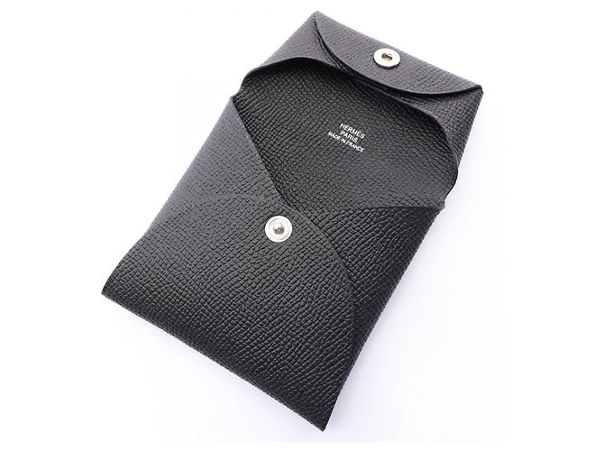Hermès Portamonete Hermes Bastia Nero - vista 4