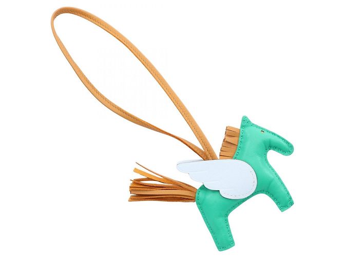 Hermès Hermes Rodeo Pegasus PM Charm Marron Bleu Vert - vue 2