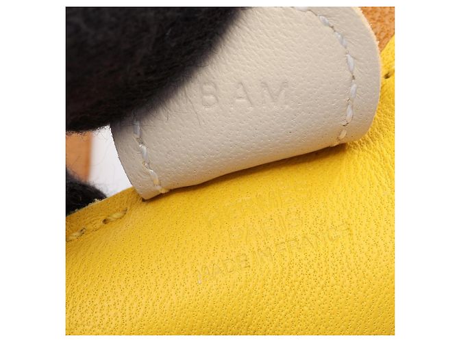 Hermès Hermes Rodeo PM Jaune Naple Sesame Cle Charm Braun Roh Gelb - Ansicht 3