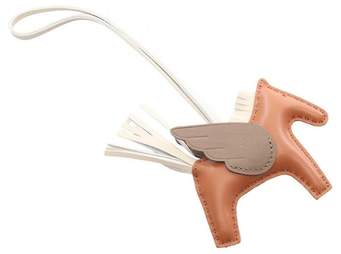 Hermès Hermes Rodeo Pegasus PM Handbag Charm Braun Roh Taupe - Ansicht 2