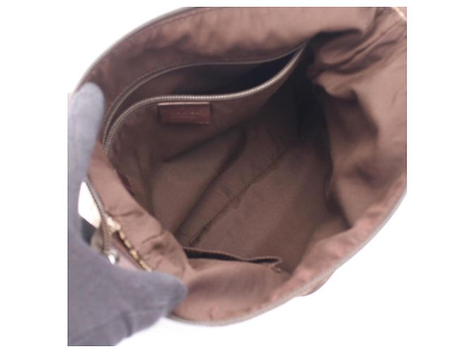 Borsa a tracolla Gucci GG Canvas Marrone Beige - vista 3