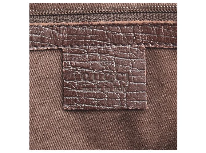 Saco Tote Gucci GG Canvas Marrom Bege - vista 4