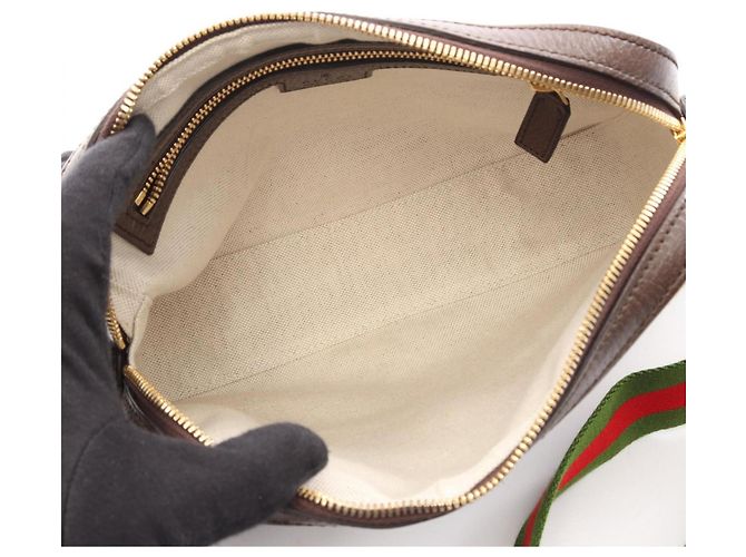 Gucci Jumbo GG Schultertasche Braun Beige - Ansicht 3