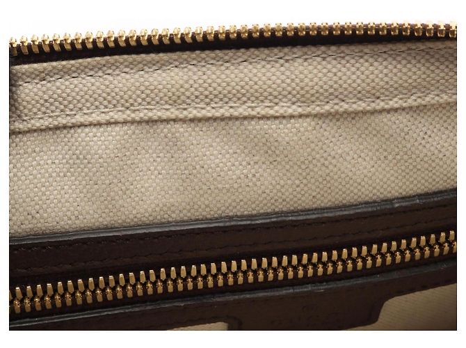Gucci Jumbo GG Schultertasche Braun Beige - Ansicht 8