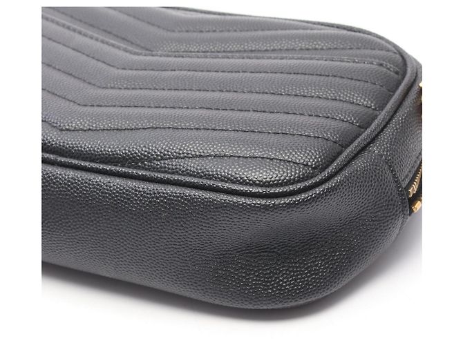 Yves Saint Laurent Saint Laurent Paris Lou Mini Shoulder Bag Nero - vista 5
