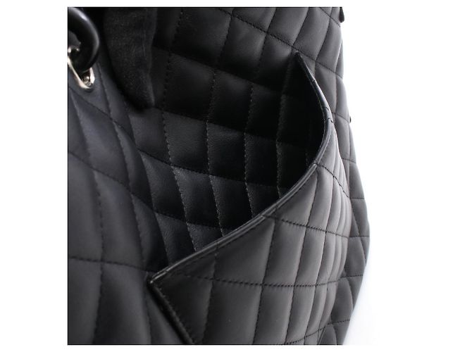 Chanel Cambon Line Mittlere Tote Bag Schwarz - Ansicht 6
