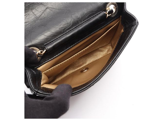 Bolso de hombro Chanel Chevron V-Stitch Negro - vista 3