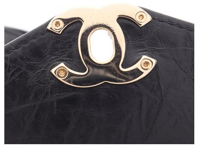 Bolso de hombro Chanel Chevron V-Stitch Negro - vista 6