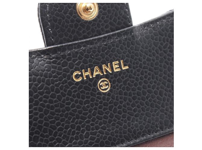 Timeless Cartera Chanel Classic Small Flap en piel de becerro granulada negra Negro - vista 4