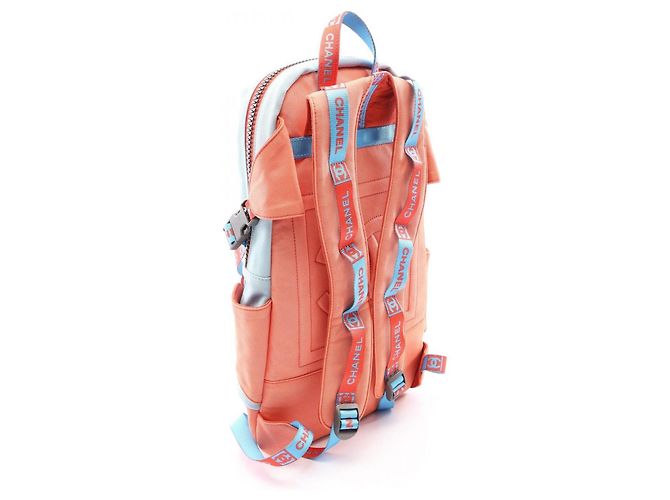 Mochila Chanel Sport Line High Summer Roja Azul Naranja - vista 2