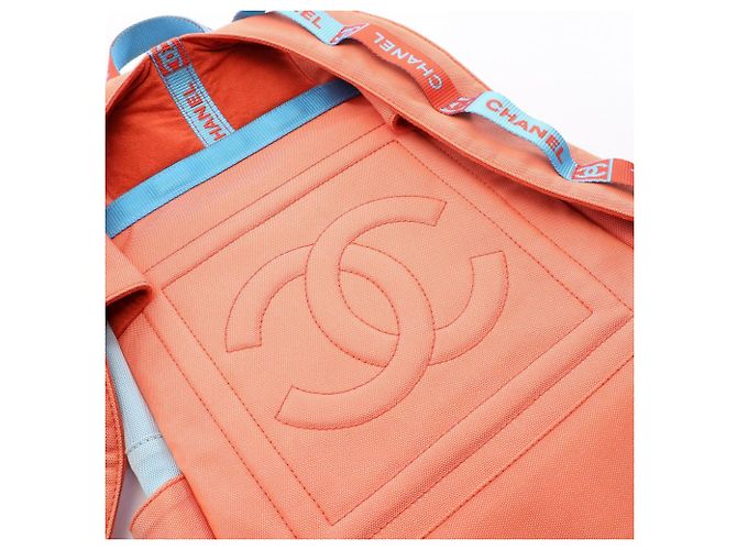 Mochila Chanel Sport Line High Summer Roja Azul Naranja - vista 9