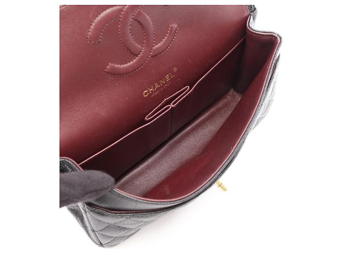 Bolso de hombro Chanel Matelassé Double Flap Negro - vista 3