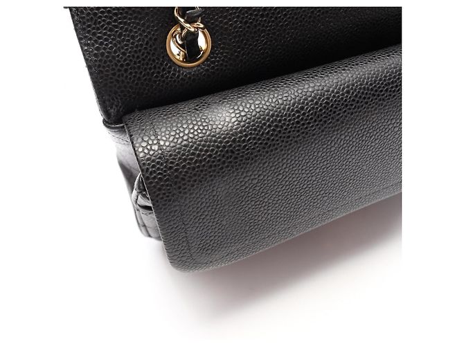 Bolso de hombro Chanel Matelassé Double Flap Negro - vista 8