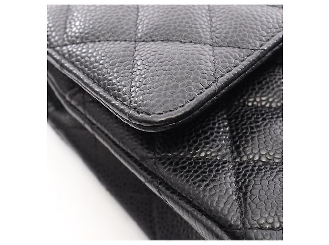Bolso de hombro Chanel Matelassé Double Flap Negro - vista 9
