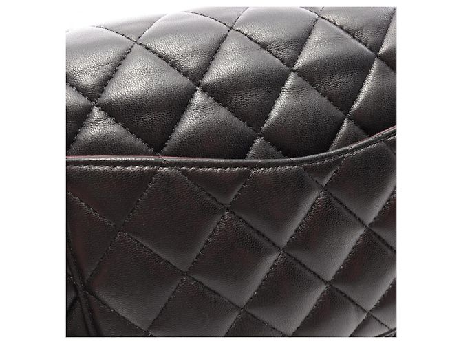 Bolsa de Ombro Chanel Matelassé Double Flap Preto - vista 11