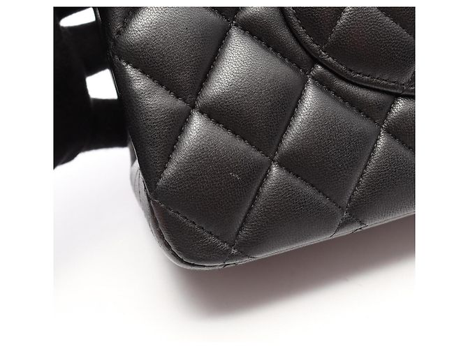 Bolsa de Ombro Chanel Matelassé Double Flap Preto - vista 12