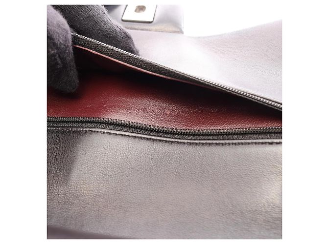 Bolsa de Ombro Chanel Matelassé Double Flap Preto - vista 7
