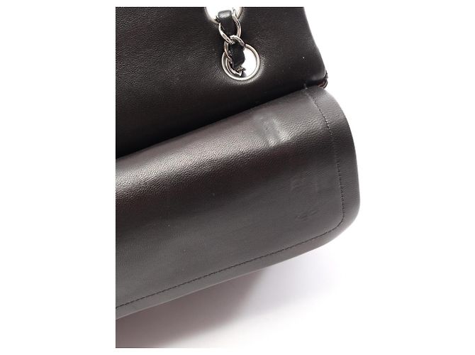 Bolsa de Ombro Chanel Matelassé Double Flap Preto - vista 9