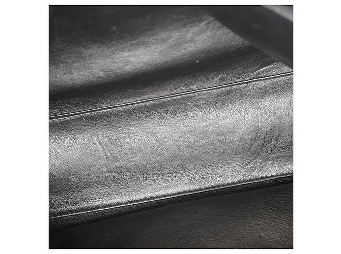 Saco Tote Chanel Matelassé com corrente efeito madeira Preto - vista 6