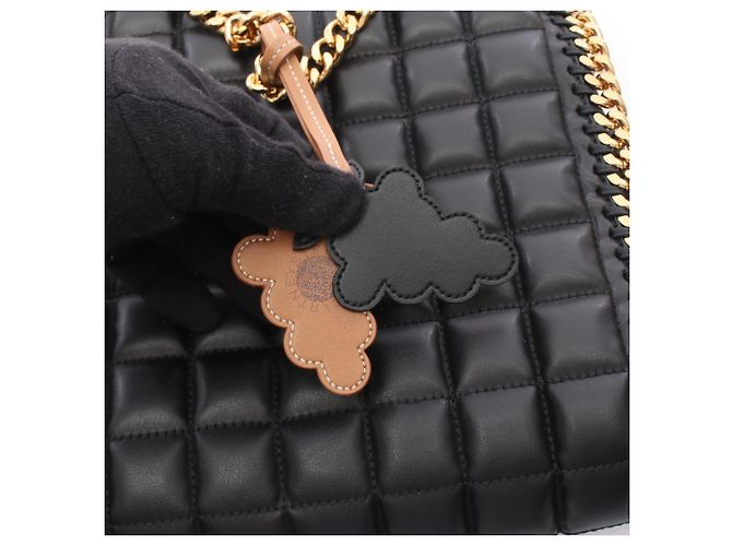 Stella Mc Cartney Stella McCartney Falabella Mini Quilted 2-Way Shoulder Bag Negro - vista 10
