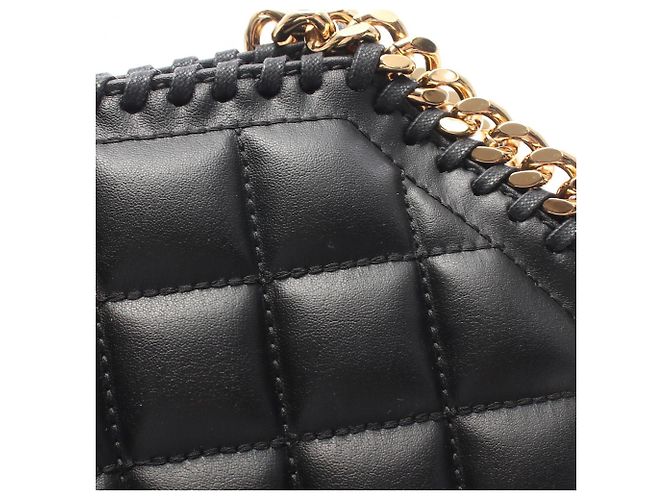 Stella Mc Cartney Stella McCartney Falabella Mini Quilted 2-Way Shoulder Bag Negro - vista 6