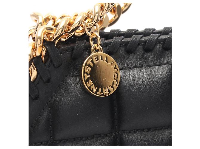 Stella Mc Cartney Stella McCartney Falabella Mini Quilted 2-Way Shoulder Bag Negro - vista 7