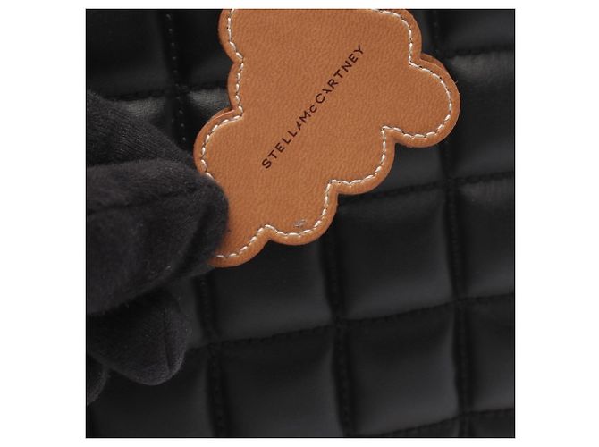 Stella Mc Cartney Stella McCartney Falabella Mini Quilted 2-Way Shoulder Bag Negro - vista 8