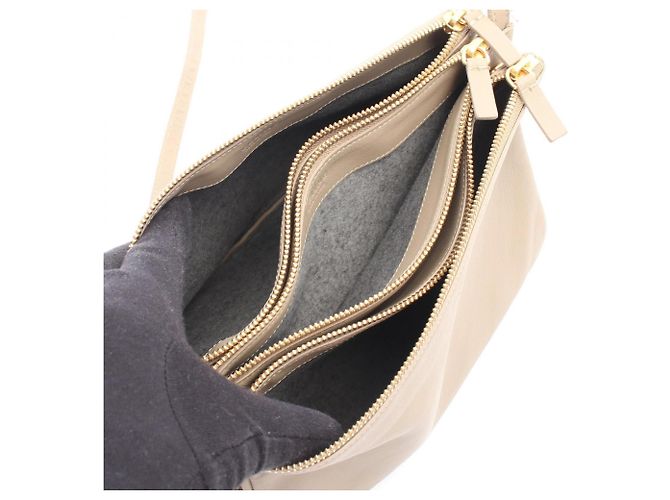 Céline Celine Trio Large Schultertasche Beige - Ansicht 3