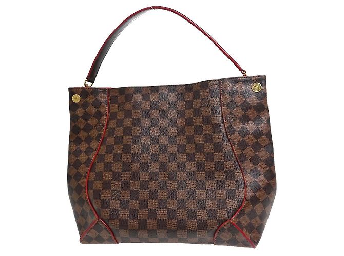 Louis Vuitton Caissa Hobo Damier with Leather Marrone - vista 2