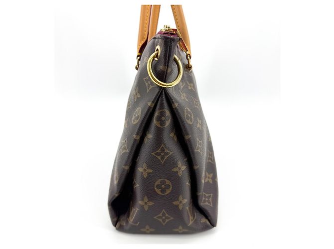 Louis Vuitton Pallas Shopper Monogram Canvas and Calfskin Castaño - vista 3