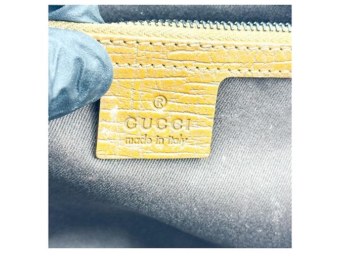 Gucci Bamboo Bullet GG Canvas Medium Marron - vue 6