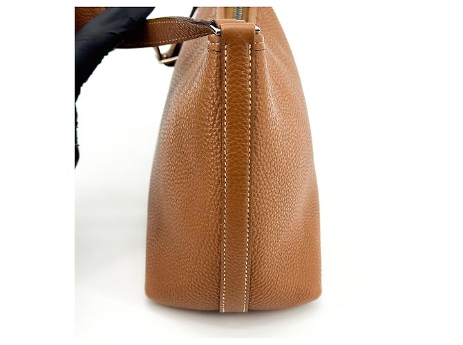 Hermès Berlingot Leather PM Marrom - vista 4