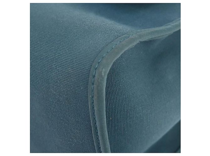 Hermès Herbag Zip Piel y Toile 31 Azul - vista 5