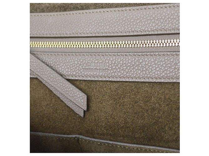 Céline Celine Phantom Tie Cabas Leather Small Braun - Ansicht 4