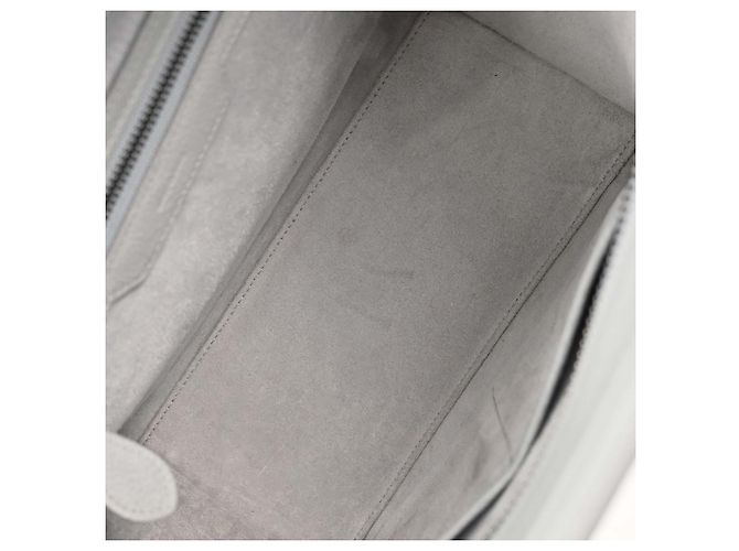 Céline Celine Luggage Grainy Leather Micro Braun - Ansicht 3